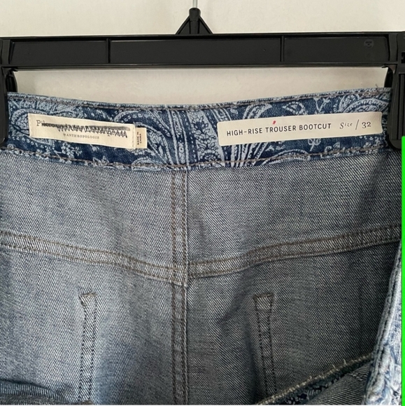 Anthropologie Pilcro and the Letterpress High Rise Trouser Boot Cut Jeans sz 32 - Picture 5 of 12